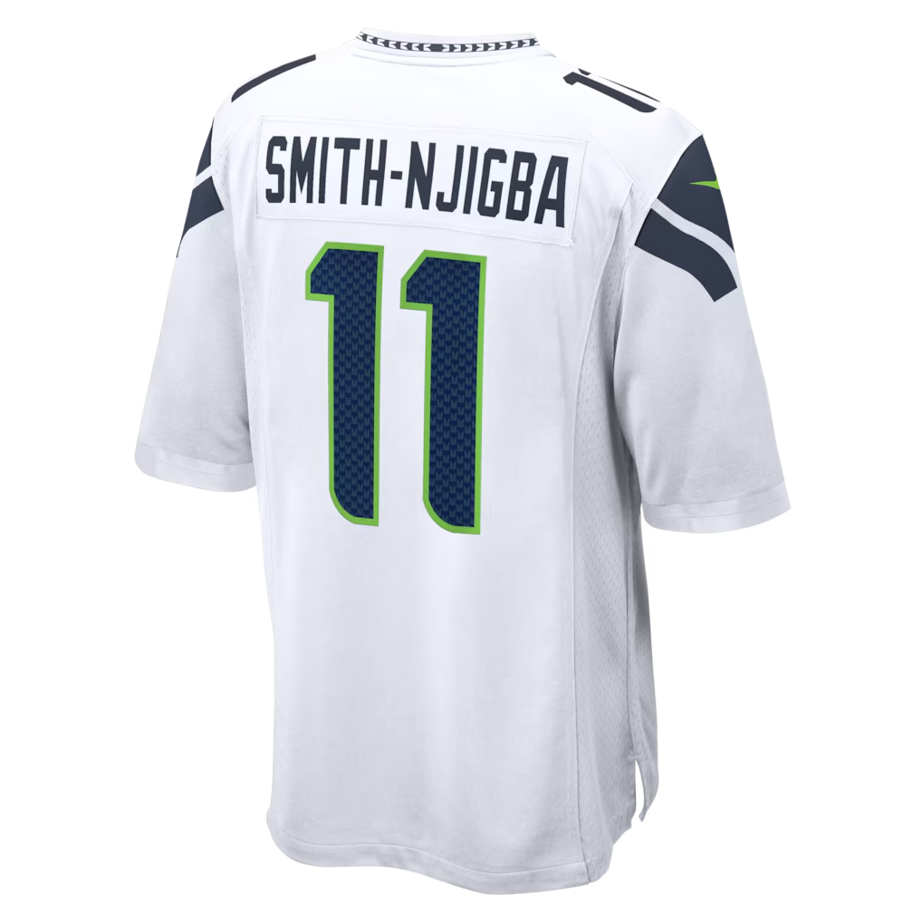 Trusc S.Seahawks #11 Jaxon Smith-Njigba White Game Stitched Jerseys