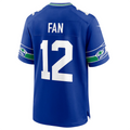 Trusc S.Seahawks #12 12s Royal Throwback Player Game Jersey Stitched American Stitched Jersey