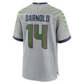 Trusc S.Seahawks #14 Sam Darnold 2025 Rivalries Collection Game Wolf Gray Stitched Jerseys