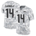 Trusc S.Seahawks #14 Sam Darnold Player Arctic Camo Salute to Service Limited Football Jerseys