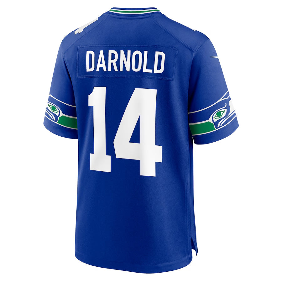 Trusc S.Seahawks #14 Sam Darnold Player Royal Alternate Game Football Jerseys
