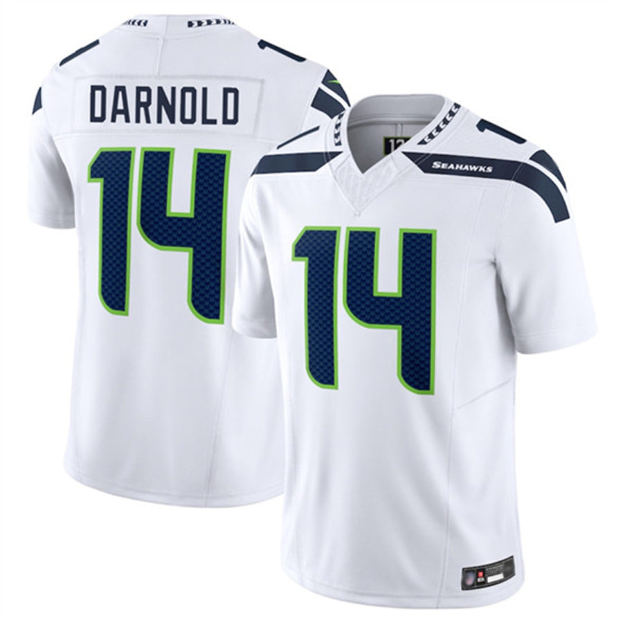 Trusc S.Seahawks #14 Sam Darnold Player White Vapor F.U.S.E. Limited Football Jerseys