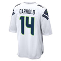 Trusc S.Seahawks #14 Sam Darnold White Game Stitched Jerseys