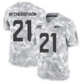 Trusc S.Seahawks #21 Devon Witherspoon Player Arctic Camo Salute to Service Limited Stitched Jerseys