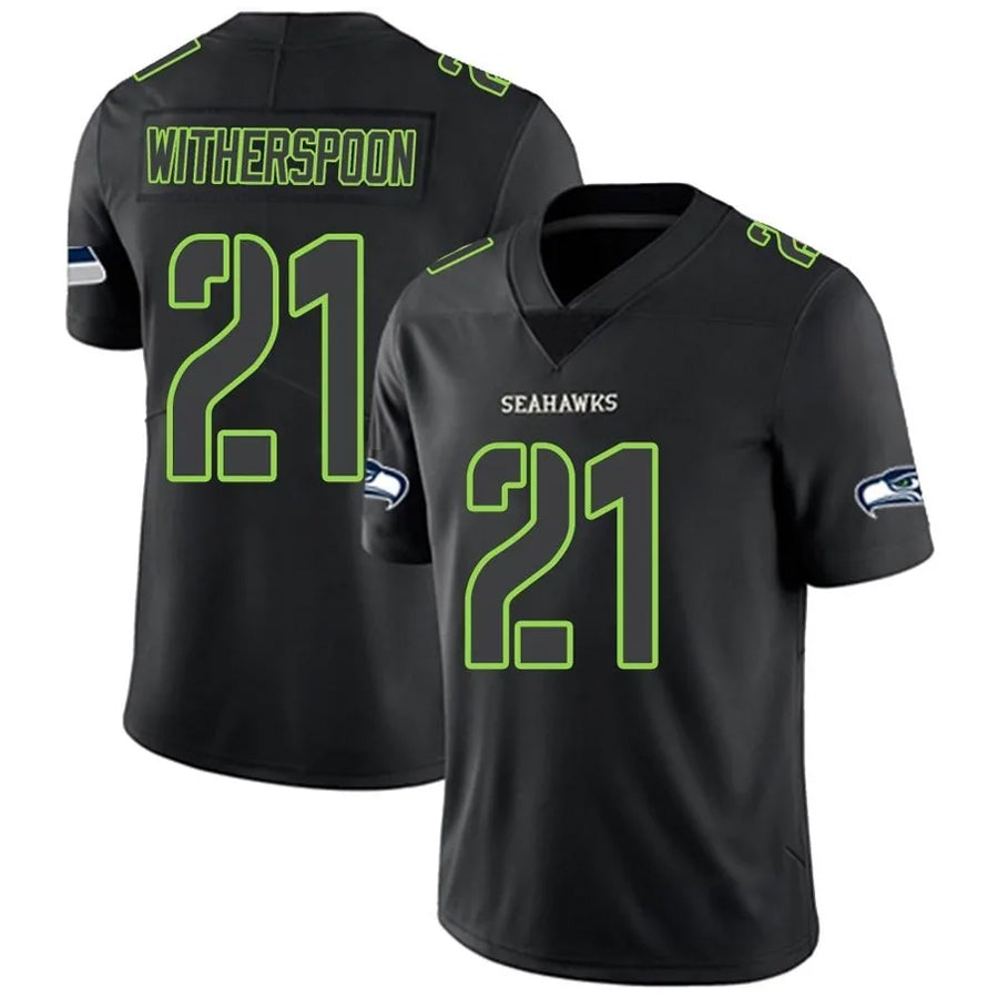 Trusc S.Seahawks #21 Devon Witherspoon Player Black Impact Limited Stitched Jerseys