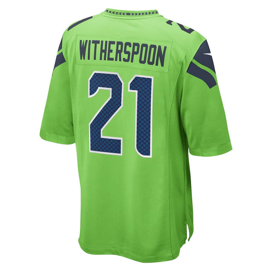 Trusc S.Seahawks #21 Devon Witherspoon Player Green Home Game Stitched Jerseys