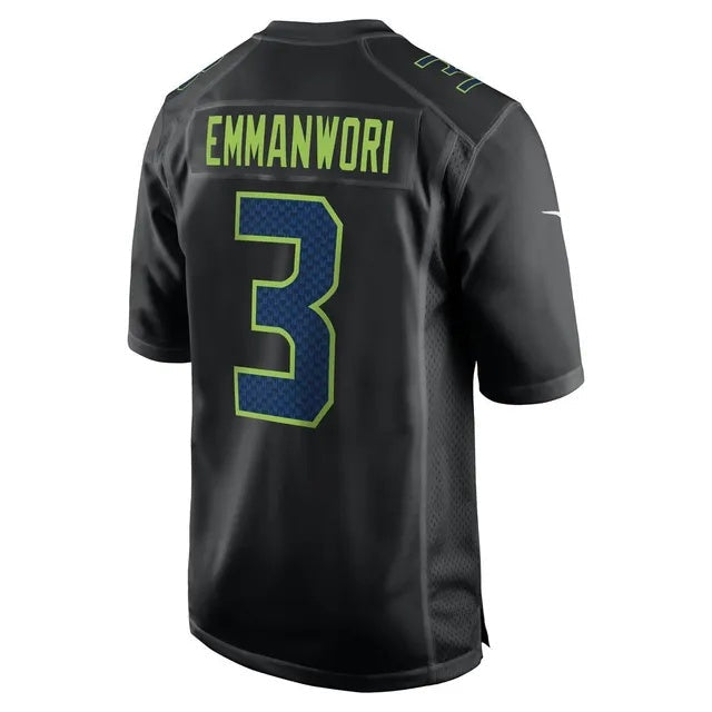 Trusc S.Seahawks #3 Nick Emmanwori Black Fashion Game Jersey