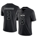 Trusc S.Seahawks #3 Nick Emmanwori Player Black RFLCTV Limited Football Jerseys