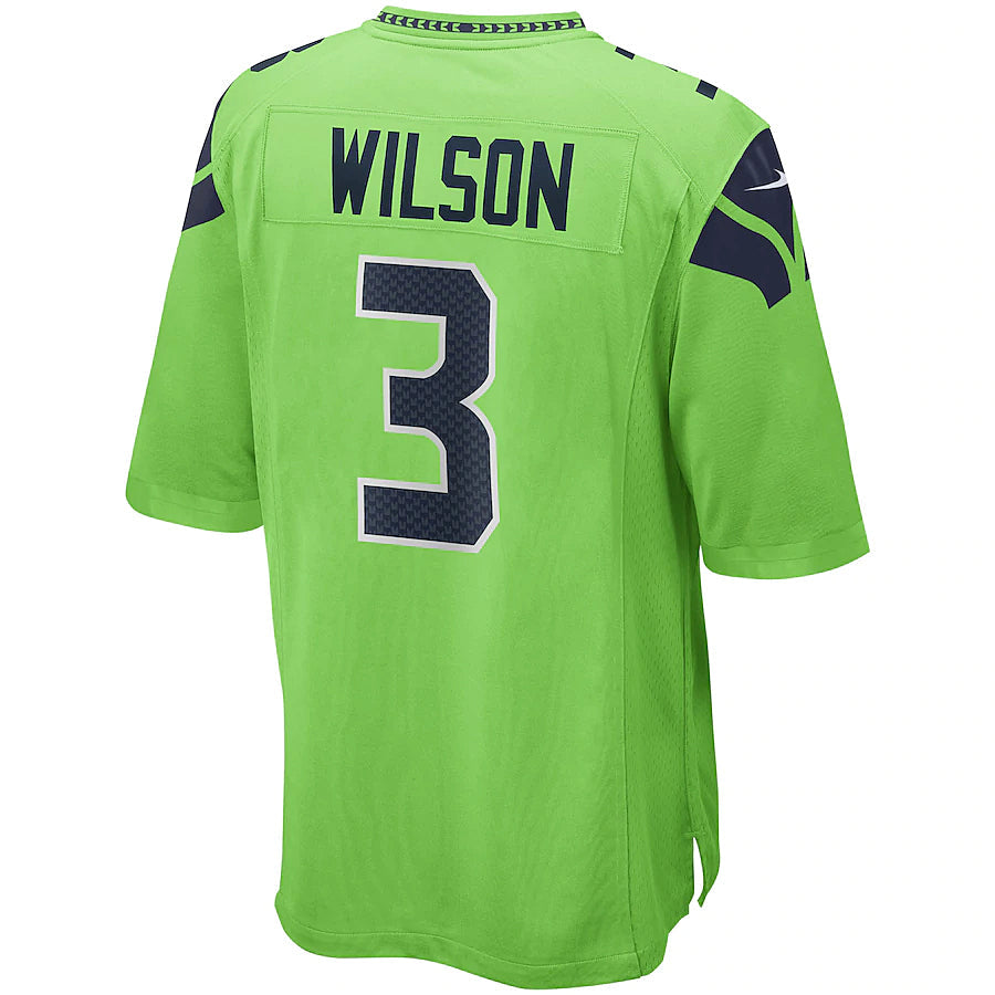 Trusc S.Seahawks #3 Nick Emmanwori Player Green Game Football Jerseys