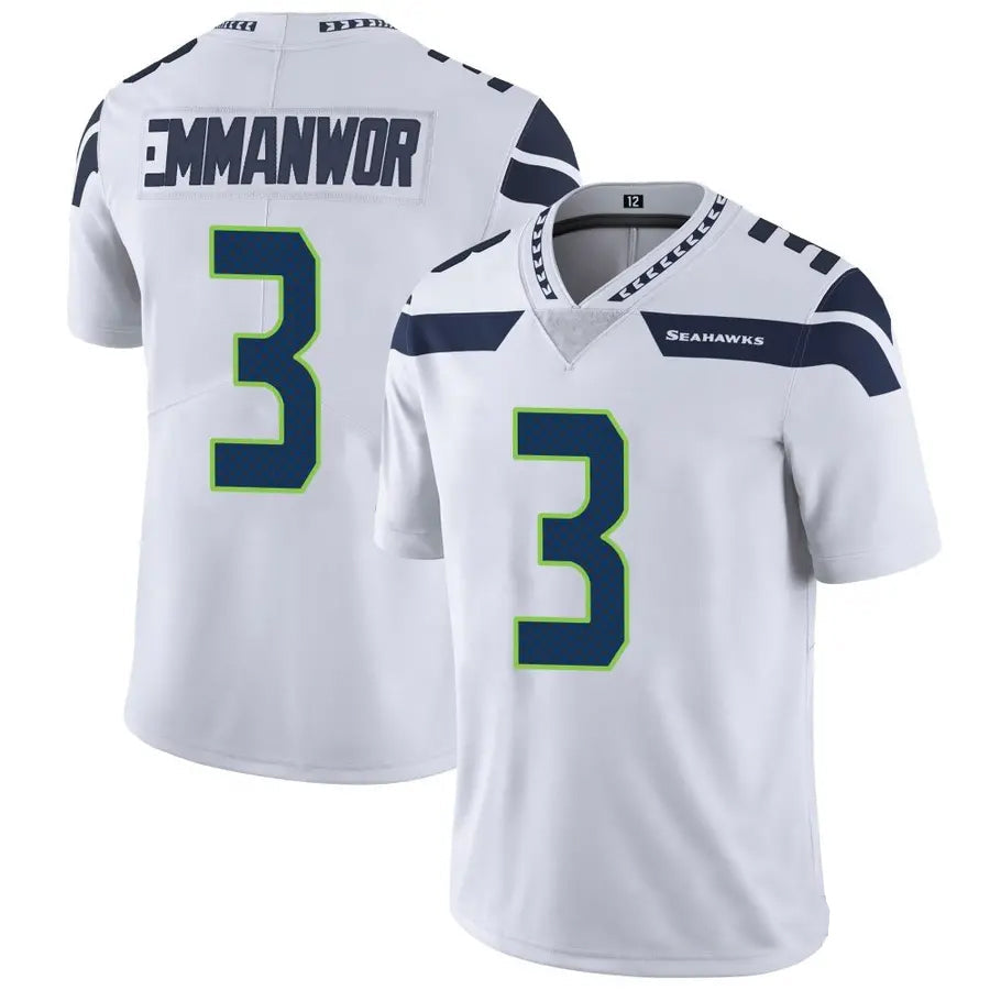 Trusc S.Seahawks #3 Nick Emmanwori Player White Vapor Limited Football Jersey