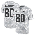Trusc S.Seahawks #80 Steve Largent Player Arctic Camo Salute to Service Limited Stitched Jerseys