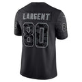 Trusc S.Seahawks #80 Steve Largent Player Black RFLCTV Limited Stitched Jerseys