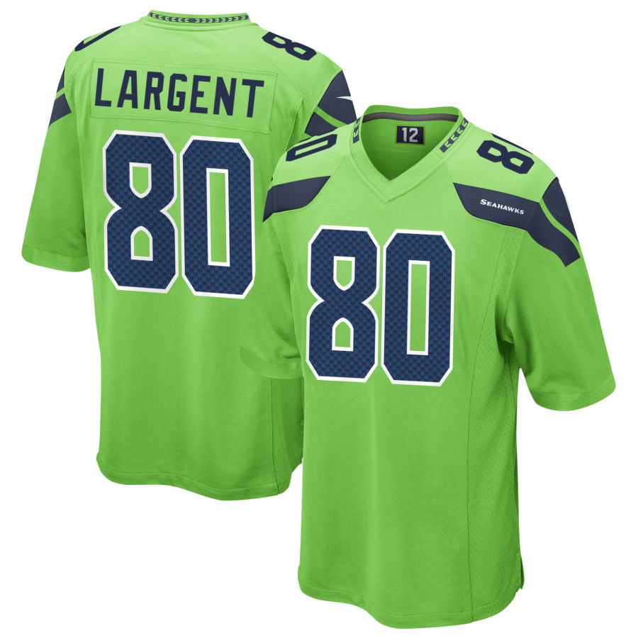 Trusc S.Seahawks #80 Steve Largent Player Green Game Stitched Jerseys