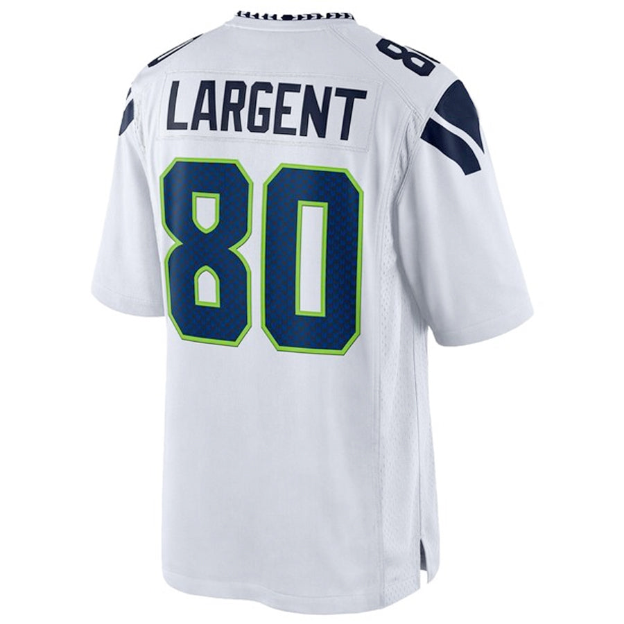 Trusc S.Seahawks #80 Steve Largent Player White Home Game Stitched Jerseys
