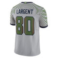 Trusc S.Seahawks #80 Steve Largent Player Wolf Gray Rivalries Collection Limited Stitched Jerseys