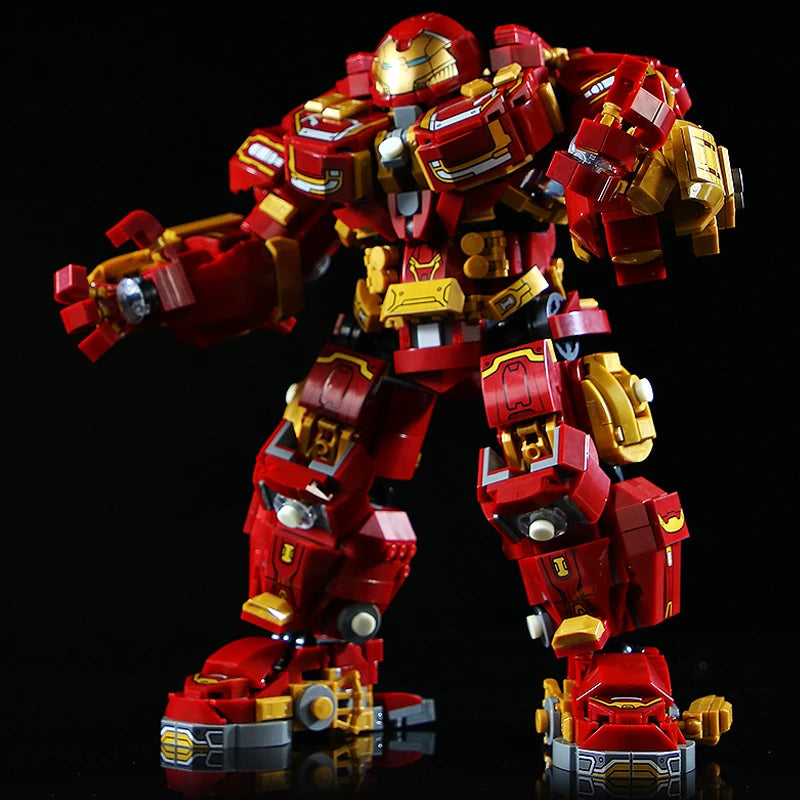 Marvel Superheroes MOC Building Blocks 2000+Pcs Iron Man Bricks Set Ornament Creative Toys Christmas Gifts for Kids Boys Adult