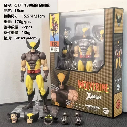 Hot Sale Ct Toys Mafex 096/138 - Wolverine Manga Version - Logan Classic Battle Suit Action Figure - Marvel Mobile Toy