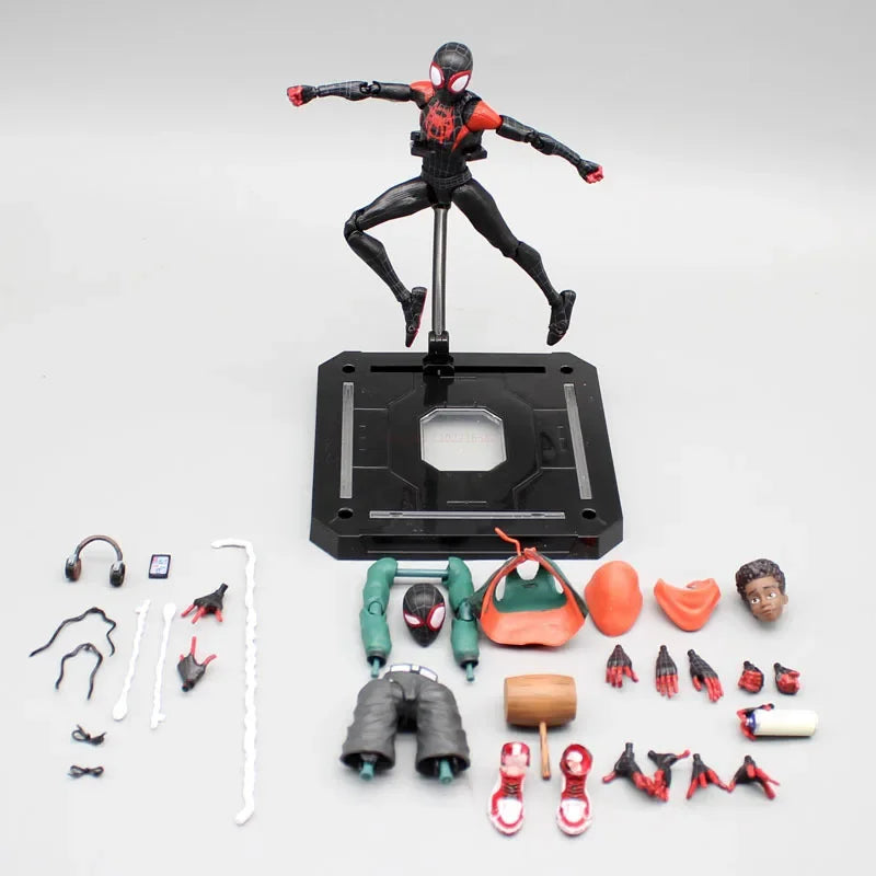 Marvel Legends Sentinel Spiderman Action Figure - Spider-verse Miles Morales, Peni Parker & SHF Anime Statue Toys | In Stock