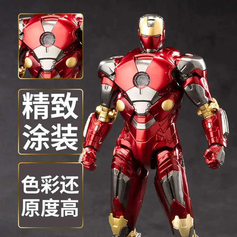 ZD Original Iron Man MK8 MK31 MK32 Piston Romeo MK10 MK19 Tiger 1/10 Armor Marvel legends Avengers Action Figure Toys Model Gift