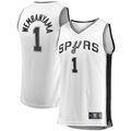 Trusc SA.Spurs #1 Victor Wembanyama Fanatics White Fast Break Player Jerseys - Association Edition