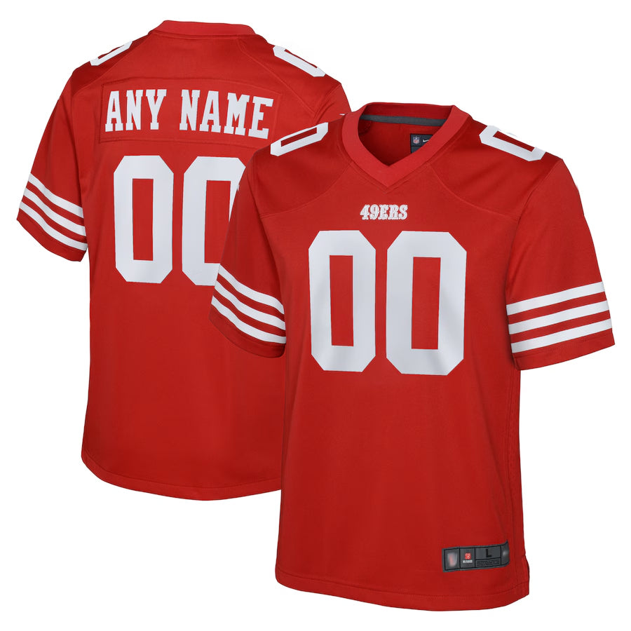 Trusc Custom SF.49ers Game Team Colour Stitched Jerseys