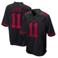 Trusc SF.49ers #11 Brandon Aiyuk Player Black Stitched Jerseys