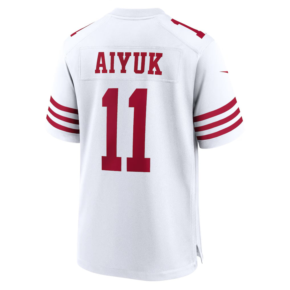Trusc SF.49ers #11 Brandon Aiyuk White Game Stitched Jerseys