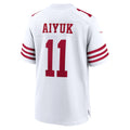 Trusc SF.49ers #11 Brandon Aiyuk White Game Stitched Jerseys