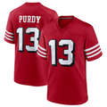 Trusc SF.49ers #13 Brock Purdy Player Scarlet Alternate Game Stitched Jerseys