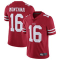Trusc SF.49ers #16 Joe Montana Player Vapor Untouchable Limited Throwback Stitched Jerseys