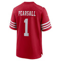 Trusc SF.49ers #1 Ricky Pearsall 2024 Draft First Round Pick Player Game Stitched Jerseys