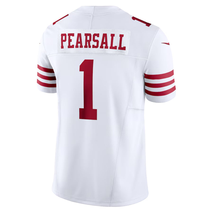 Trusc SF.49ers #1 Ricky Pearsall Player White Vapor F.U.S.E. Limited Stitched Jerseys
