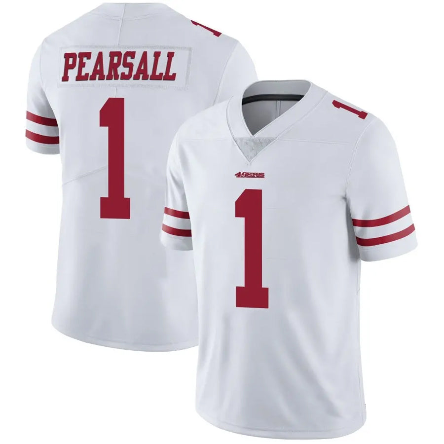 Trusc SF.49ers #1 Ricky Pearsall Player White Vapor Limited Game Stitched Jerseys