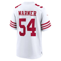 Trusc SF.49ers #54 Fred Warner White Player Game Stitched Jerseys