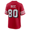 Trusc SF.49ers #80 Jerry Rice Scarlet Retired Player Alternate Game Stitched Jerseys