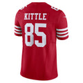Trusc SF.49ers #85 George Kittle Player Scarlet Vapor F.U.S.E. Limited Stitched Jerseys