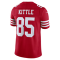 Trusc SF.49ers #85 George Kittle Scarlet Team Vapor F.U.S.E. Stitched Limited Jerseys
