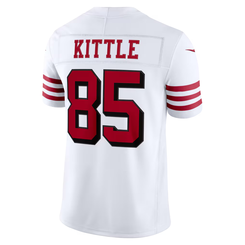 Trusc SF.49ers #85 George Kittle White Alternate Vapor F.U.S.E. Stitched Limited Jerseys