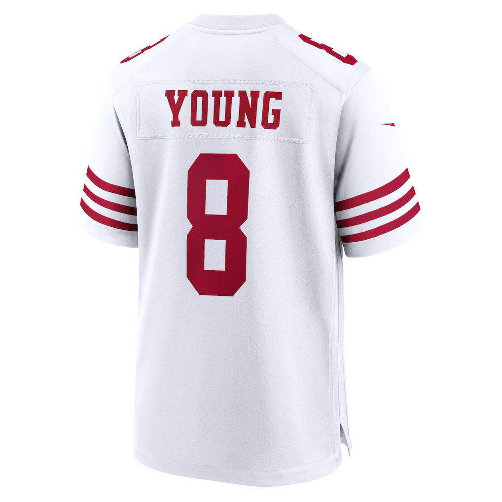 Trusc SF.49ers #8 Steve Young White Retired Player Game Stitched Jerseys