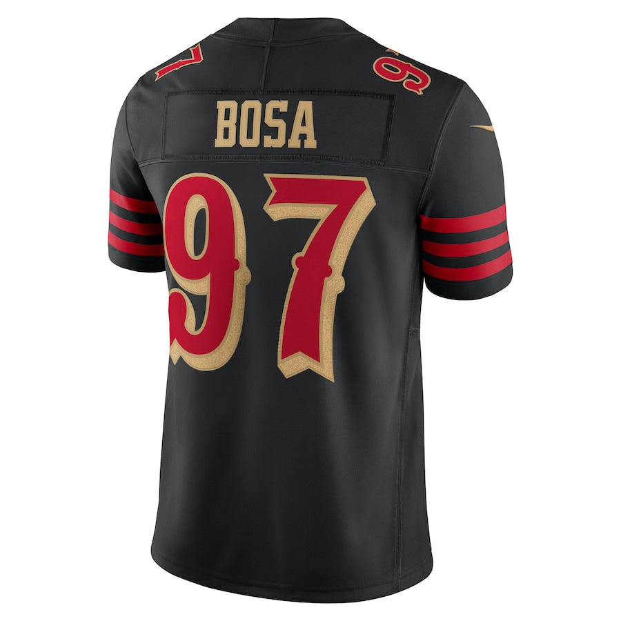 Trusc SF.49ers #97 Nick Bosa Player Rivalries Collection Vapor Limited Black Stitched Jerseys