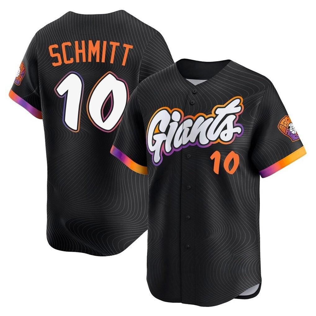 Trusc SF.Giants #10 Casey Schmitt Player Black 2025 City Connect Home Limited Stitched Jerseys