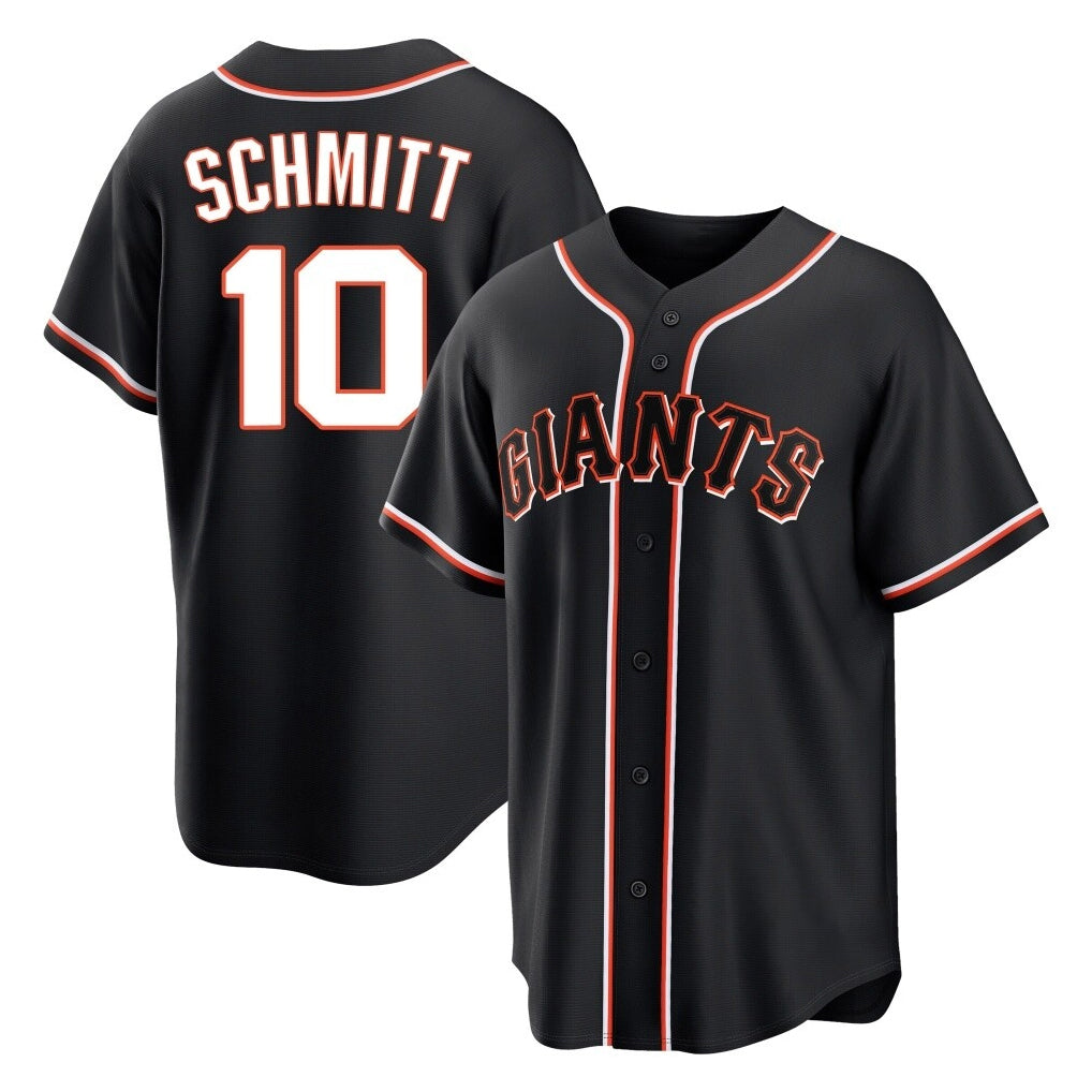 Trusc SF.Giants #10 Casey Schmitt Player Black Fashion Out Home Limited Stitched Jerseys