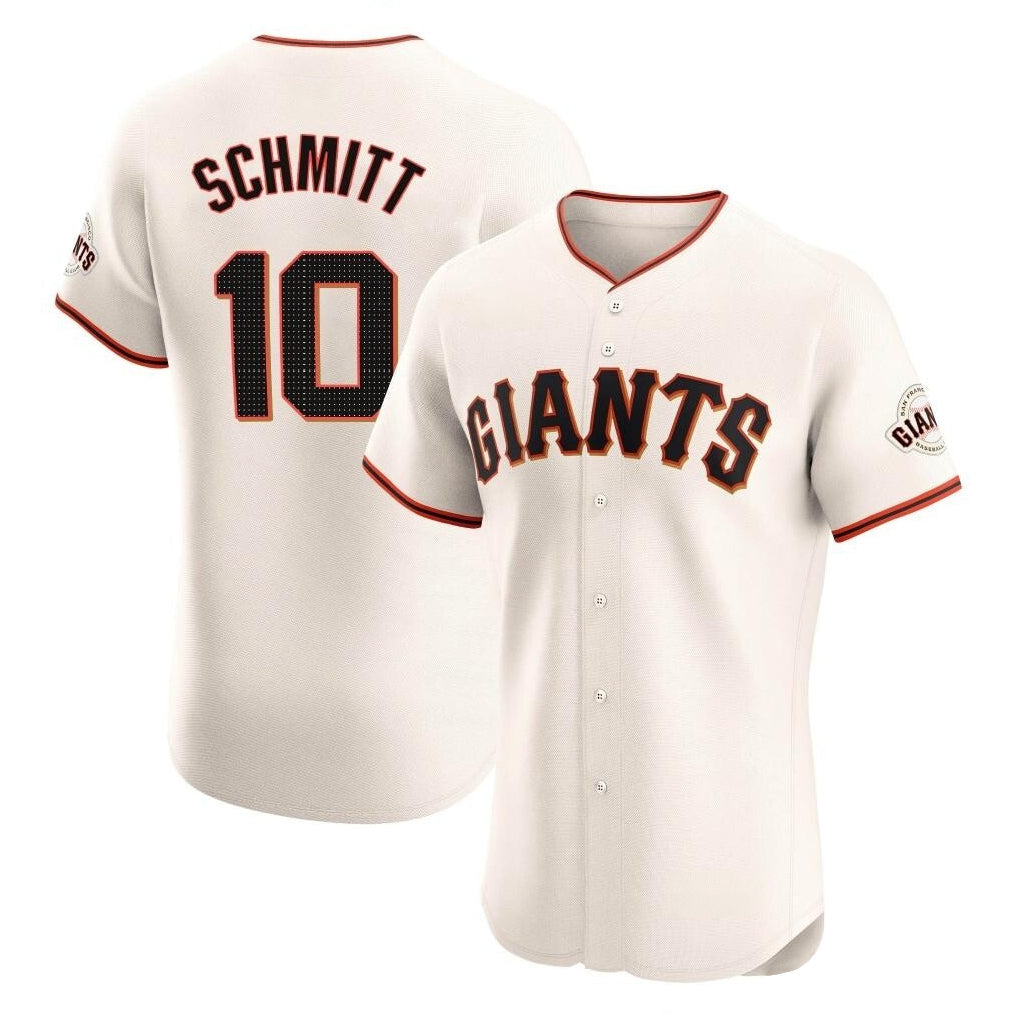 Trusc SF.Giants #10 Casey Schmitt Player Cream Home Limited Elite Stitched Jerseys