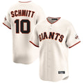 Trusc SF.Giants #10 Casey Schmitt Player Cream Home Limited Stitched Jerseys