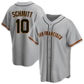 Trusc SF.Giants #10 Casey Schmitt Player Gray Home Game Stitched Jerseys