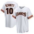 Trusc SF.Giants #10 Casey Schmitt Player White Home Game Stitched Jerseys