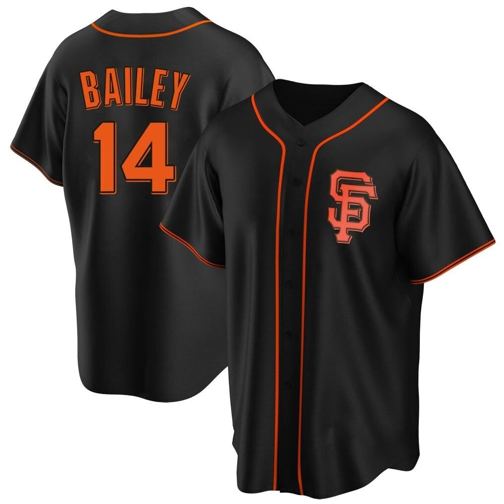 Trusc SF.Giants #14 Patrick Bailey Player Black 2026 Home Game Stitched Jerseys
