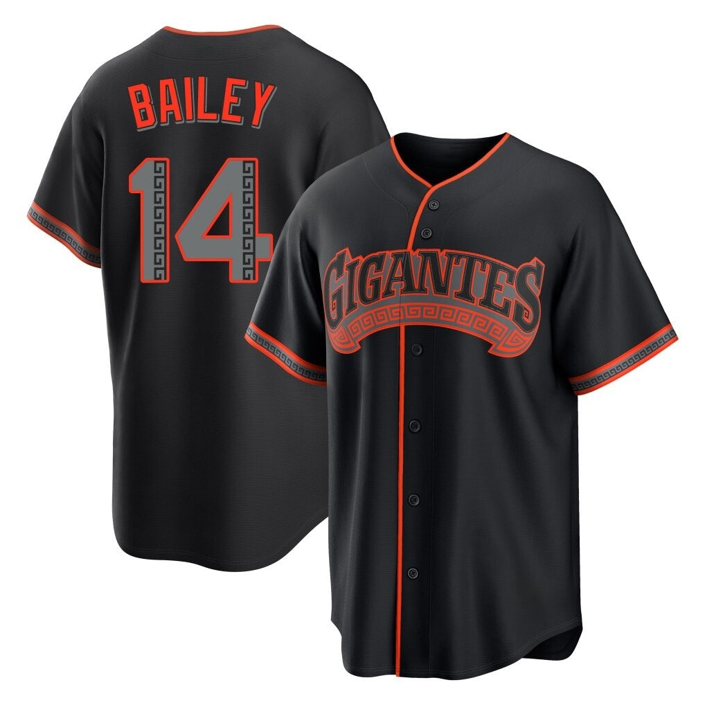 Trusc SF.Giants #14 Patrick Bailey Player Black Alternate Limited Stitched Jerseys