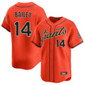 Trusc SF.Giants #14 Patrick Bailey Player Orange Home Limited Stitched Jerseys