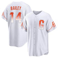 Trusc SF.Giants #14 Patrick Bailey Player White City Connect Home Game Stitched Jerseys